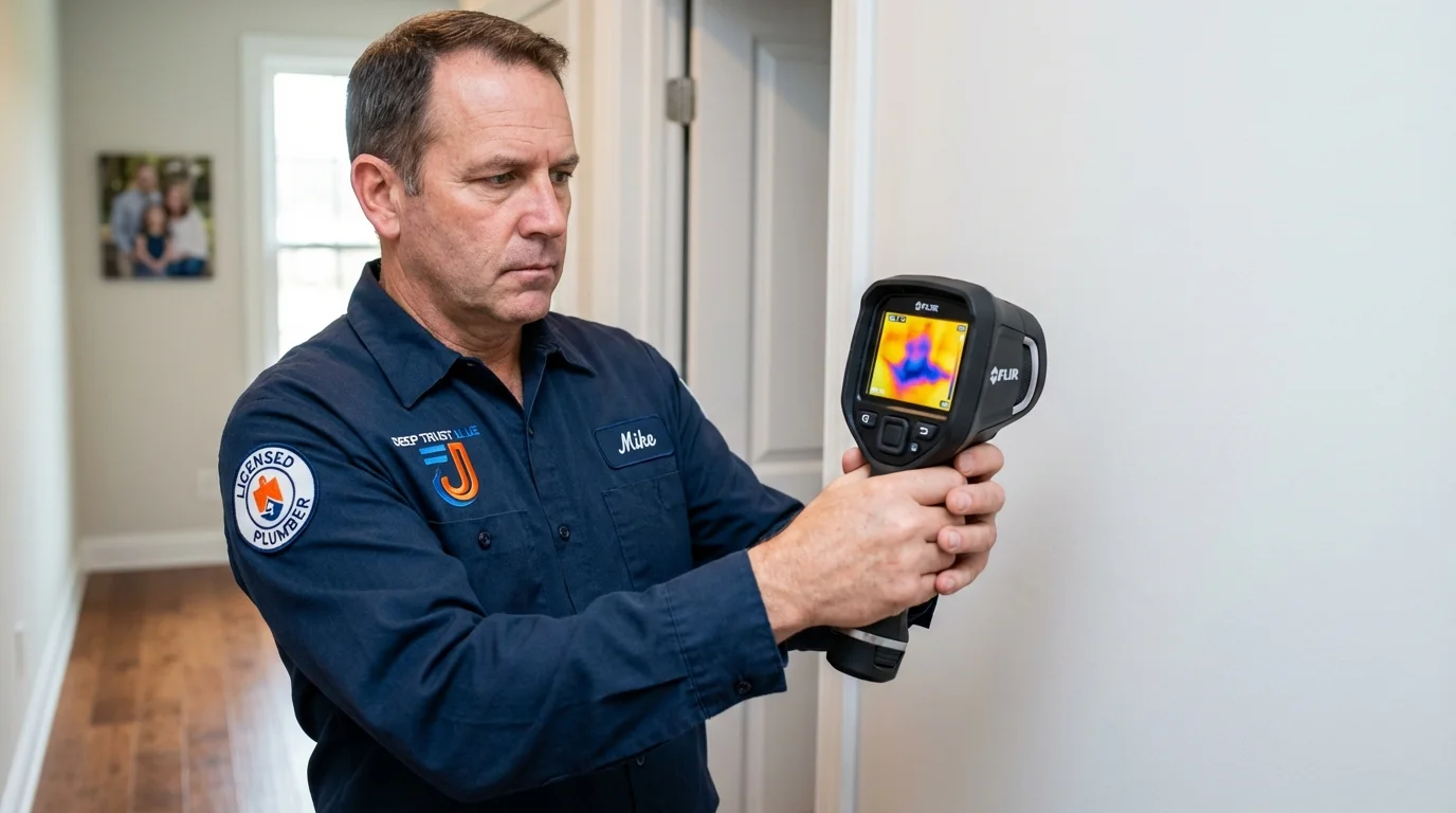 Thermal imaging leak detection by Johns Plumbing LLC in Coamo